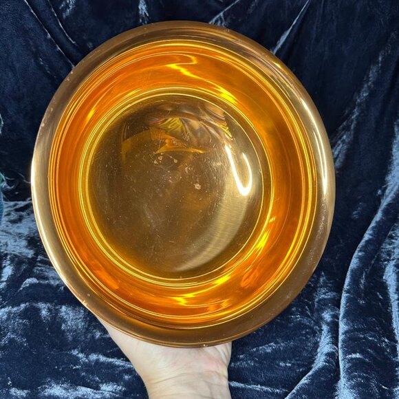 Vintage MCM Large Copper Bowl with Foot by Coppercraft Guild, Taunton Mass - Picture 10 of 10